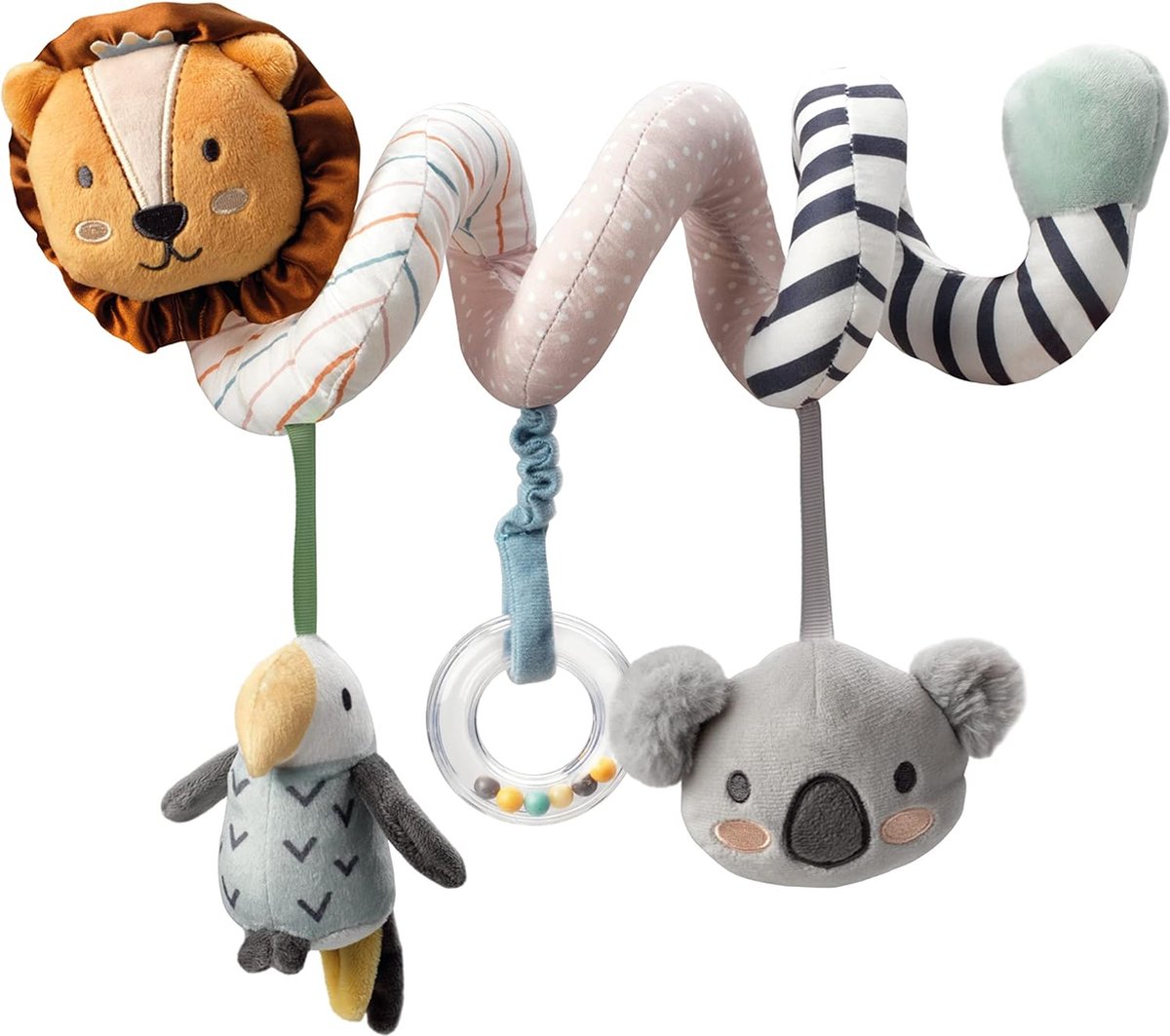 Nûby - animal adventures stroller toy - spiral stroller chain for baby - 0+ months