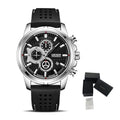 MEGIR Men Watch Silicone Strap Quartz Chronograph Wristwatch Fashion Men's Sport Watches Waterproof Calendar Reloj Hombre 2101