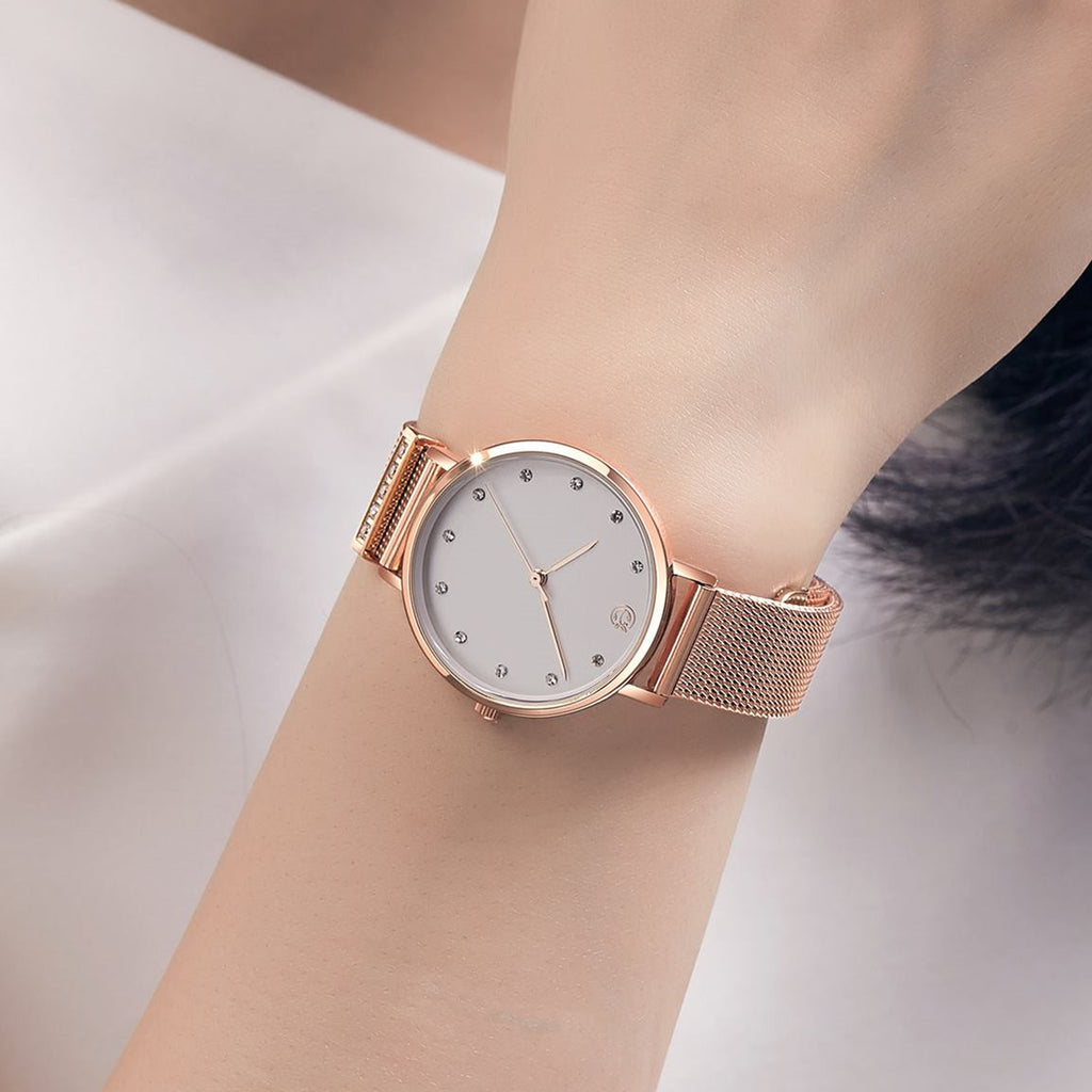 MEGIR Fashion Women Watches Top Brand Luxury Ladies Dress Clock Steel Bracelet Clock Female Quartz Wristwatch Relogio Feminino 7022