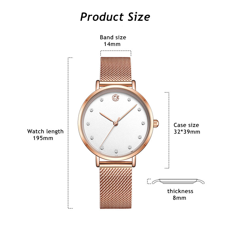 MEGIR Fashion Women Watches Top Brand Luxury Ladies Dress Clock Steel Bracelet Clock Female Quartz Wristwatch Relogio Feminino 7022