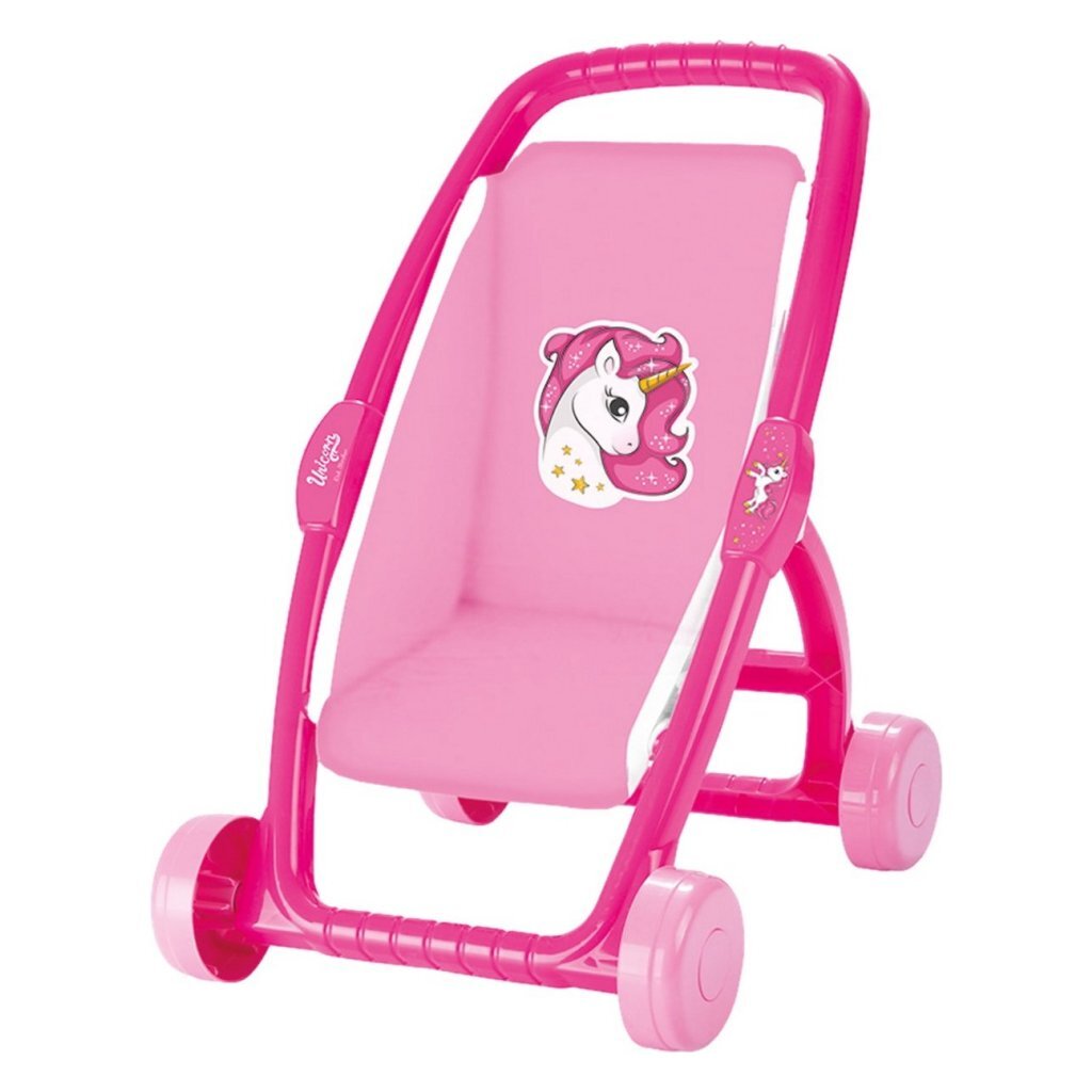 Dolu unicorn stroller pink
