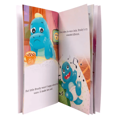 Brushy Finds His Voice Storybook by Toothbrush Toys