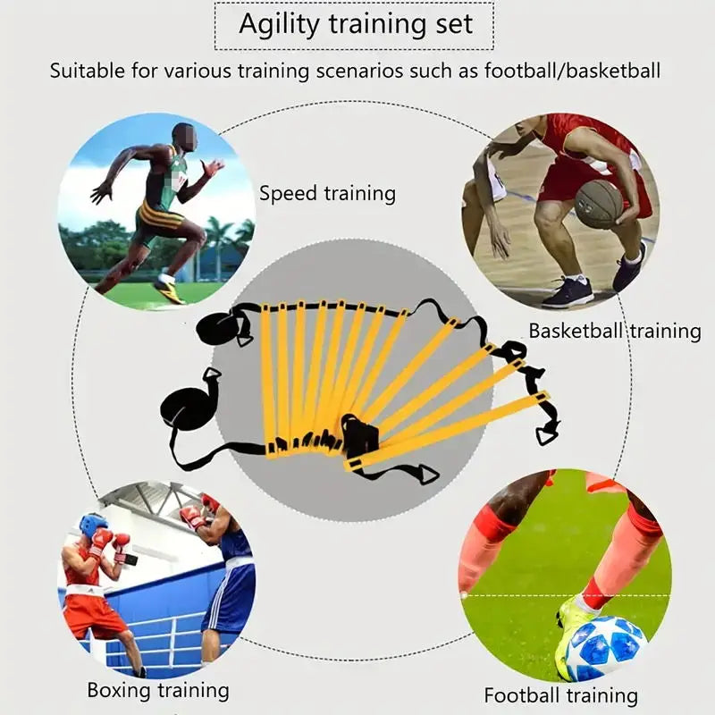 Professional Soccer Training Speed Parachute Set