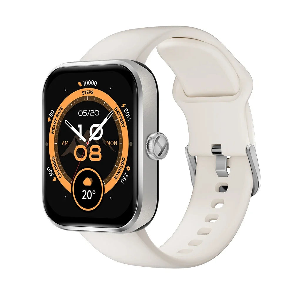 NNEOBA GPS Smartwatch Fitness Tracker Silver