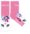 Unicorn non-slip plush regular socks for children