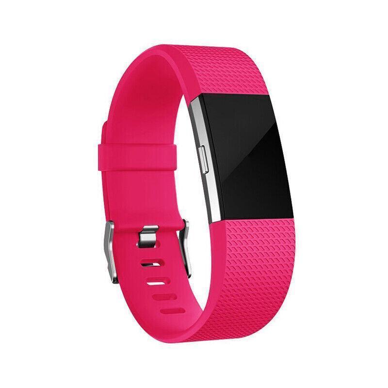 S Size Silicone Watch Wrist Sports Strap For Fitbit Charge Band Wristband Replacement