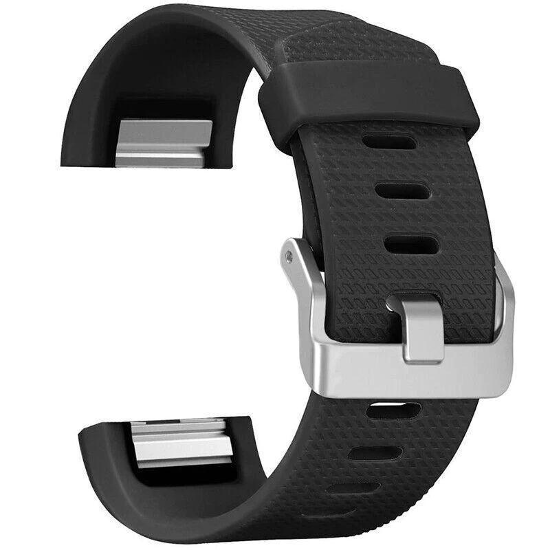 S Size Silicone Watch Wrist Sports Strap For Fitbit Charge Band Wristband Replacement